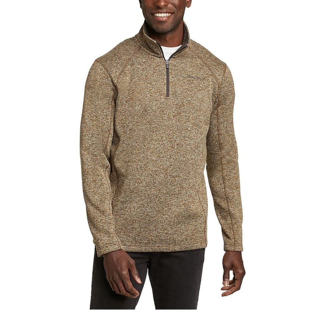 NWT Eddie Bauer Men's Radiator Fleece Quarter Zip Pullover Size XXL